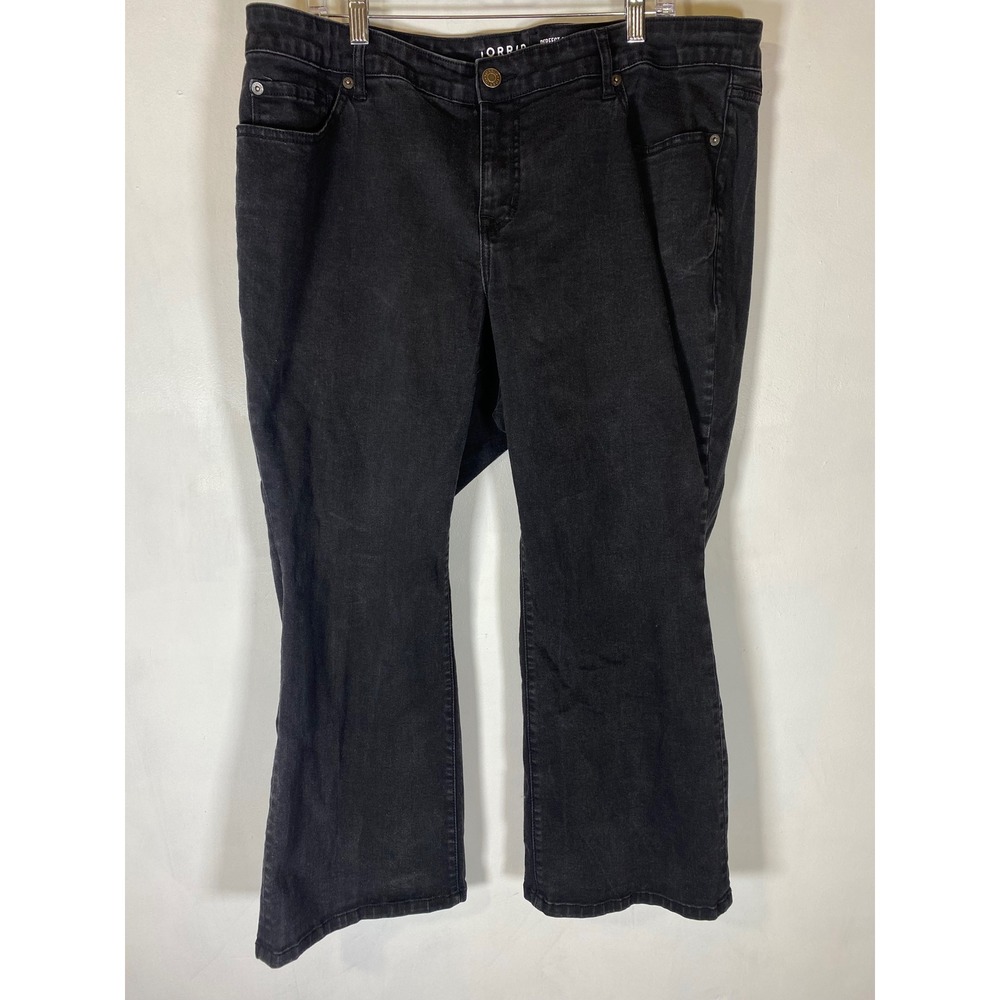 Torrid Perfect Slim Boot Stretch Black Bootcut Jeans Plus Size 20XS Petite